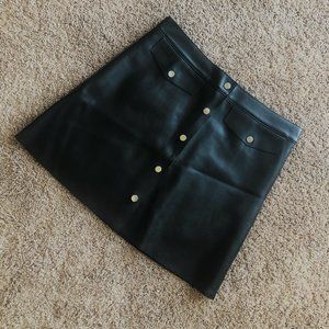 Faux leather skirt MANGO